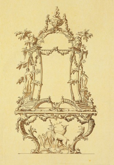 Design for a Console Table by John Linnell
